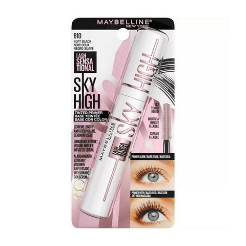Lash Sensational Sky High Lengthening Mascara 810 Tinted Primer Soft Black 0.24 Oz (Case Of 3) by Maybelline