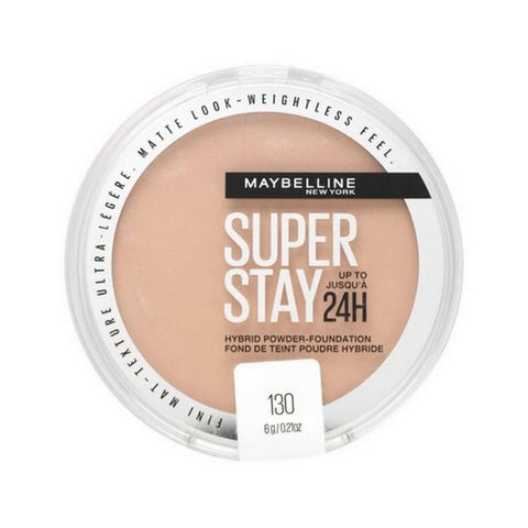 Super Stay Matte 24HR Hybrid 130 Pressed Powder Foundation 0.21 Oz (Case Of 2) by Maybelline