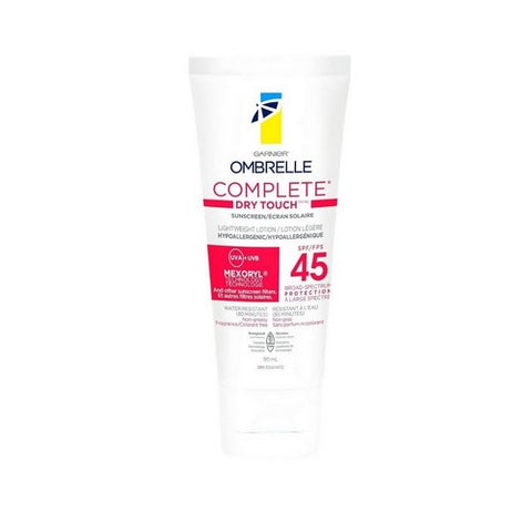 Ombrelle Complete Dry Touch Face And Body Sunscreen Lotion SPF 45 90 Ml (Case Of 8) by Garnier