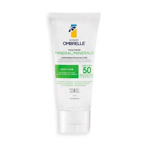 Ombrelle Face Mineral Hydrating Lotion Sunscreen SPF 50 75 Ml (Case Of 6) by Garnier
