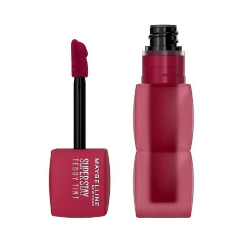 Super Stay Teddy Liquid Lip Tint 50 Wild At Heart 0.17 Oz (Case Of 2) by Maybelline