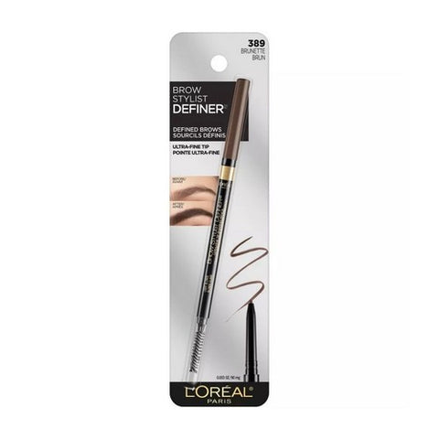 Brow Stylist Definer Eyebrow Mechanical Pencil 389 Brunette 240 Grams (Case Of 2) by L'oreal Paris
