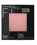 Fit Me Blush 25 Pink Rose 0.16 Oz (Case Of 2) by Maybelline