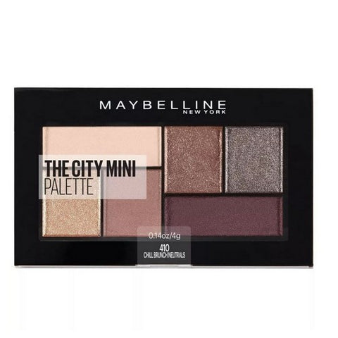 The City Mini Eyeshadow Palette Chill Brunch 0.56 Grams (Case Of 2) by Maybelline