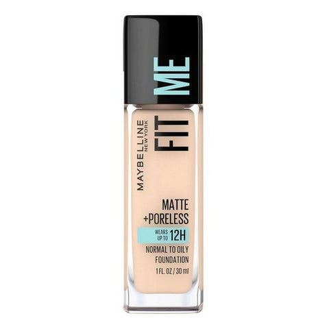 Fit Me Matte Plus Poreless Foundation Natural Ivory 1 Oz (Case Of 2) by Maybelline