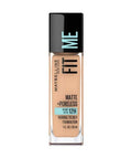 Fit Me Matte Plus Poreless Oil Free Liquid Foundation Buff Beige 1 Oz (Case Of 2) by Maybelline