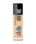 Fit Me Matte Plus Poreless Liquid Foundation 128 Warm Nude 0.29 Oz (Case Of 2) by Maybelline