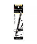 Infallible Super Slim Liquid Matte Eyeliner Black 0.034 Oz (Case Of 2) by L'oreal Paris