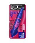 Volum Express The Rocket Washable Mascara Blackest Black 0.3 Oz (Case Of 2) by Maybelline