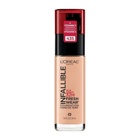 Infallible Up To 32 Hour Fresh Wear Lightweight Foundation 435 Rose Vanilla 1 Oz (Case Of 2) by L'oreal Paris