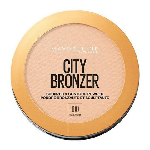 City Bronzer And Contour Powder Makeup 100 Light 0.32 Oz (Case Of 2) by Maybelline