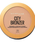 City Bronzer And Contour Powder Makeup 200 Medium 0.32 Oz (Case Of 2) by Maybelline