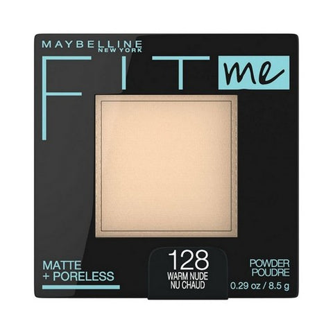 Fit Me Matte Plus Poreless Powder 128 Warm Nude 0.29 Oz (Case Of 2) by Maybelline