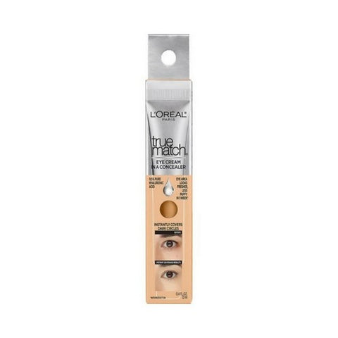 True Match Eye Cream In A Concealer Light W3-4 0.4 Oz (Case Of 2) by L'oreal Paris