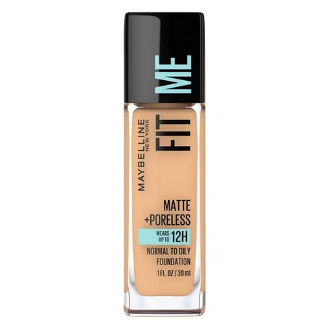 Fit Me Matte Plus Poreless Oil Free Liquid Foundation 230 Natural Buff 1 Oz (Case Of 2) by Maybelline