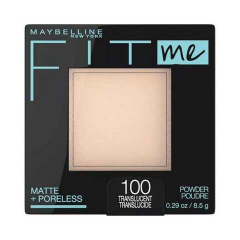 Fit Me Matte Plus Poreless Powder 100 Translucent 0.29 Oz (Case Of 2) by Maybelline