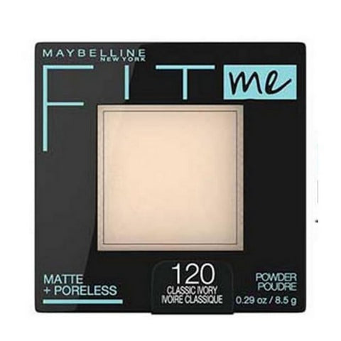 Fit Me Matte Plus Poreless Powder 120 Classic Ivory 0.29 Oz (Case Of 2) by Maybelline