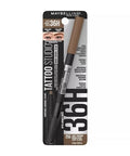 Tattoo Studio Waterproof Eyebrow Pencil Sharpenable 255 Soft Brown 0.026 Oz (Case Of 2) by Maybelline