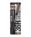 Tattoo Studio Waterproof Eyebrow Pencil Sharpenable 257 Medium Brown 0.026 Oz (Case Of 2) by Maybelline