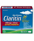 Extra Strength Non Drowsy Allergy And Sinus Modified Release 15 Caplets by Claritin