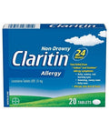 Allergy Medicine 24 Hour Non Drowsy Relief 20 Tablets by Claritin