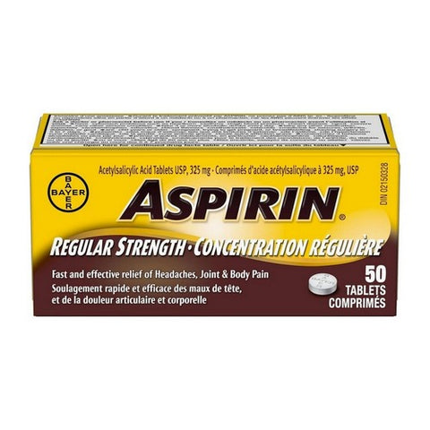 Aspirin Original Strength 50 Tablets by Aspirin