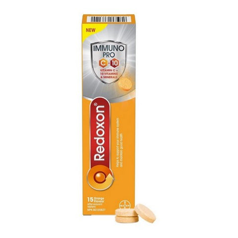 Triple Action Vitamin C Vitamin D And Zinc Orange 15 Tablets by Redoxon