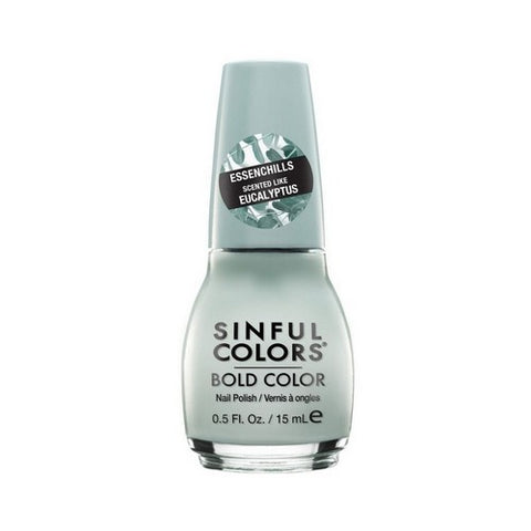 Essenchills Bold Color Nail Polish Eucalptahhh 0.5 Oz (Case Of 3) by Sinful Colors