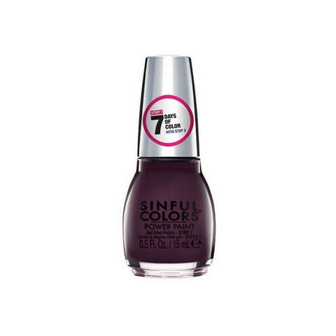 Power Paint Nail Polish 2651 Plum N Berry 0.5 Oz (Case Of 3) by Sinful Colors