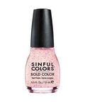 Pinky Glitter 830 Nail Polish 0.5 Oz (Case Of 3) by Sinful Colors