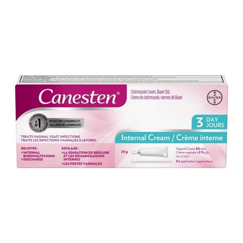 3 Day Internal Cream For Yeast Infection 25 Grams by Canesten