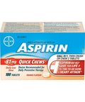 Quick Chews Daily Low Dose Orange 100 Tablets by Aspirin