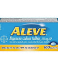 Aleve Naproxen Sodium Pain Reliver 90 Tablets by Bayer