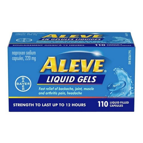 Pain Relief Liquid Gels 110 Capsules by Aleve