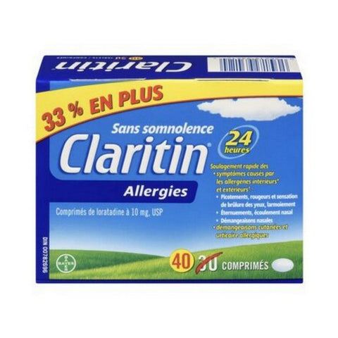 Allergy Tablet Bonus 40 Count by Claritin