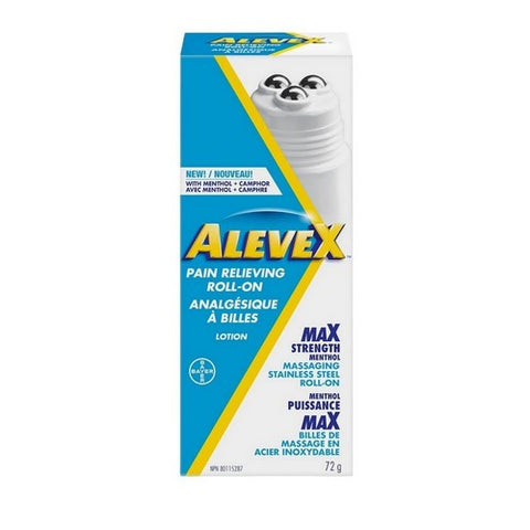 Topical Pain Relief Lotion With Massaging Rollerball 72 Grams by Aleve