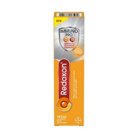Orange Flavoured Immuno Pro Multivitamins 15 Tablets by Redoxon