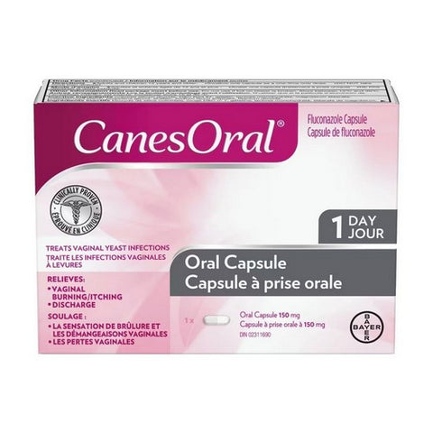 Canesoral Yeast Infection Treatment Pill 1 Count by Canesten