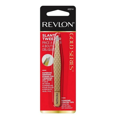 Gold Series Slant Tweezer 1 Count (Case Of 6) by Revlon