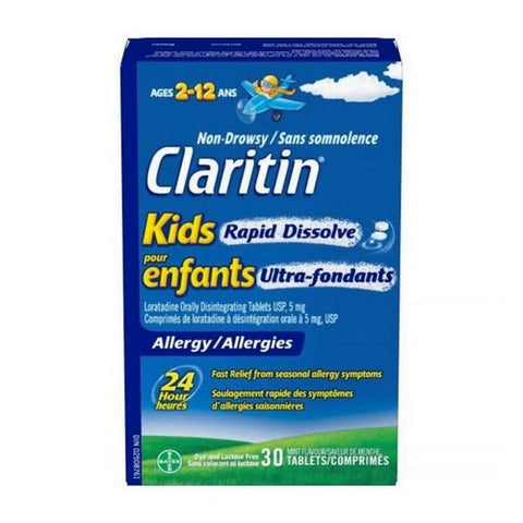 Kids Rapid Dissolve Allergy Medication 30 Tablets by Claritin