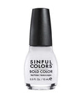 Snow Me White 101 Nail Polish 0.5 Oz (Case Of 3) by Sinful Colors