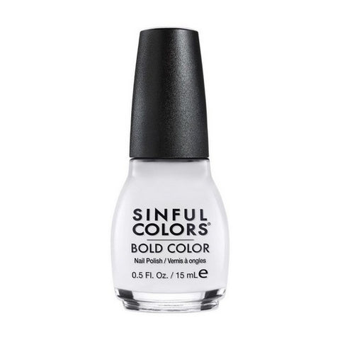 Snow Me White 101 Nail Polish 0.5 Oz (Case Of 3) by Sinful Colors