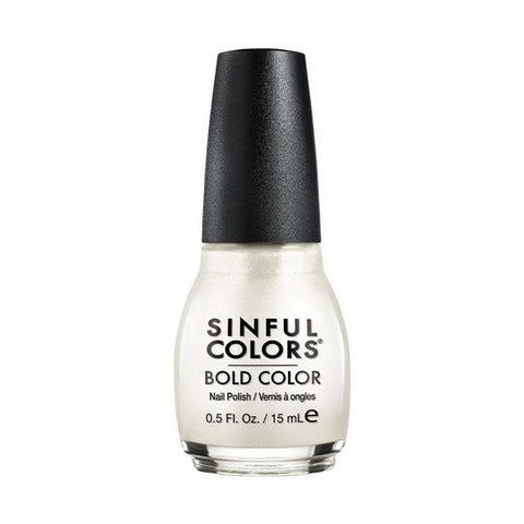 Bold Color Nail Polish Tokyo Pearl White 0.5 Oz (Case Of 3) by Sinful Colors
