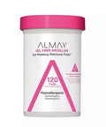 Eye Makeup Remover Pads Micellar 120 Count (Case Of 2) by Almay