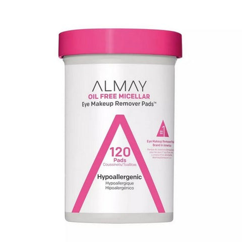 Eye Makeup Remover Pads Micellar 120 Count (Case Of 2) by Almay