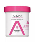 Eye Makeup Remover Pads Micellar 80 Count (Case Of 2) by Almay