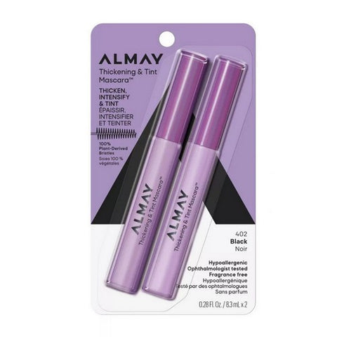 Thickening And Tint Mascara 402 Black Dual Pack 0.28 Oz (Case Of 2) by Almay