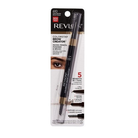 ColorStay Eyebrow Pencil Creator Dark Brown 0.23 Oz (Case Of 2) by Revlon
