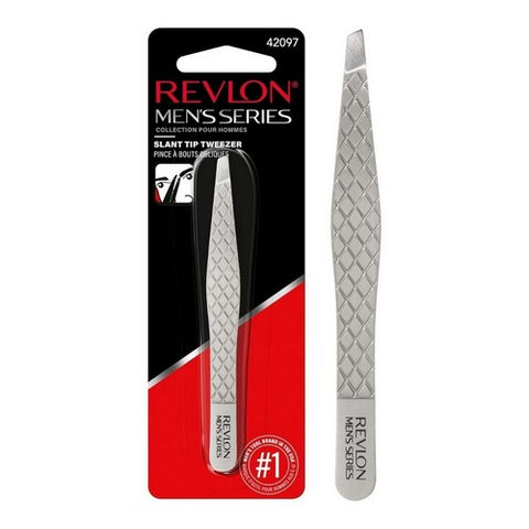 Men's Series Slant Tip Tweezer 1 Count (Case Of 6) by Revlon