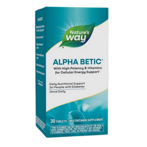 Nature's Way, Alpha Betic Multivitamin Tablets, 30 Count